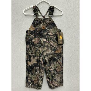 Carhartt Toddler Camo Mossy Oak Overalls/ Bibs Size 6M Bodysuit Farm NWT $34.99